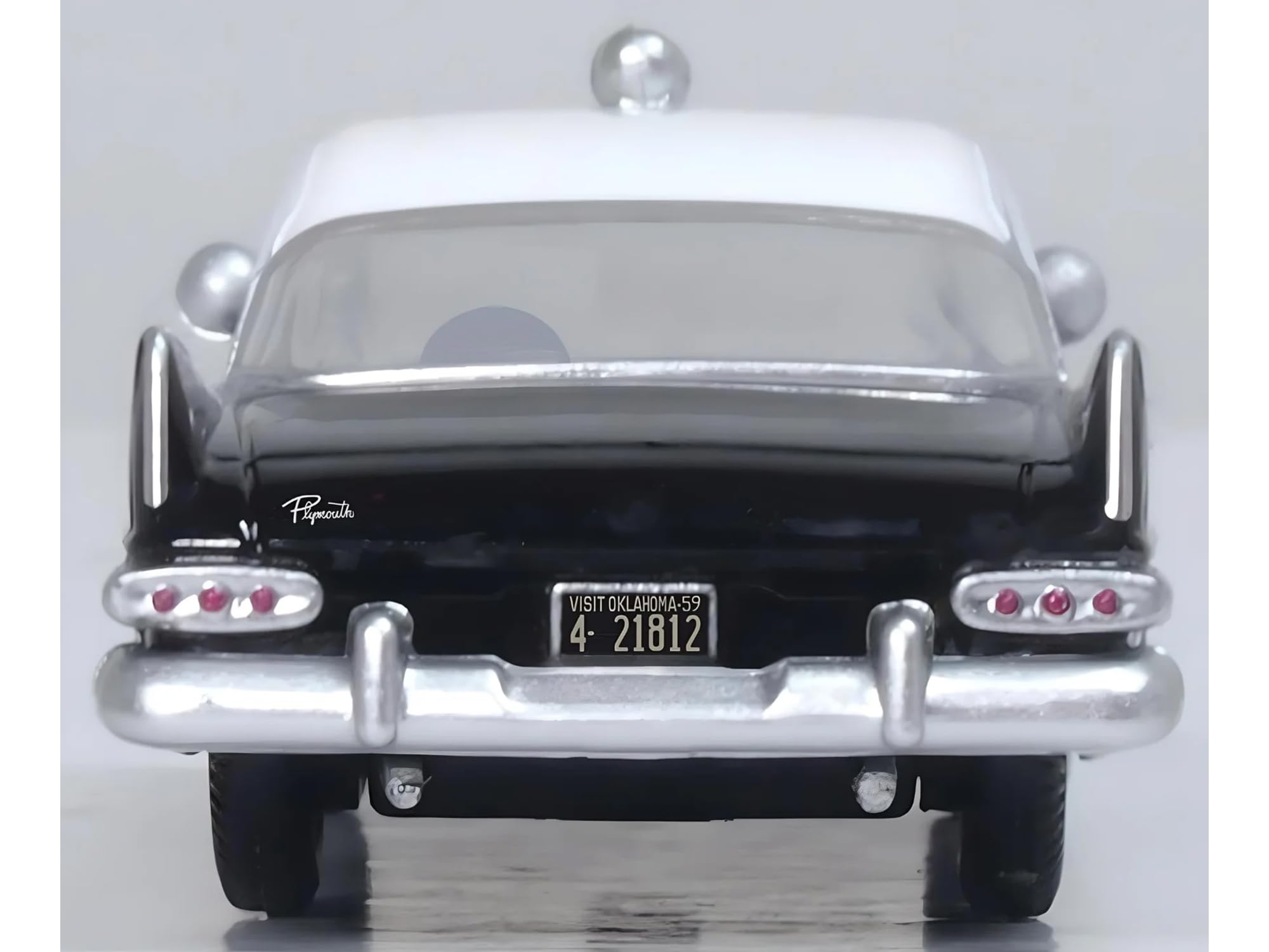Amazon.com: Oxford Diecast 1959 Plymouth Savoy Black and White